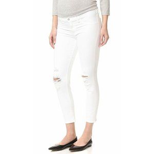 NWT J Brand Mama J Maternity White Skinny Jeans De